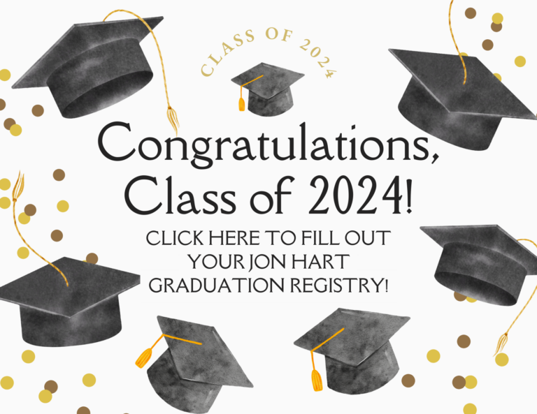 Jon Hart Graduation Registry